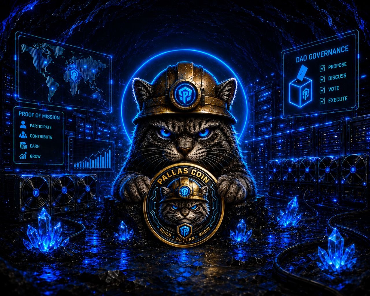 PALLAS COIN DAO governance vision artwork